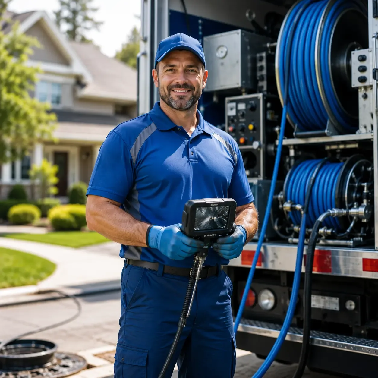 Local outdoor drain cleaning specialists in Cedarville, MI